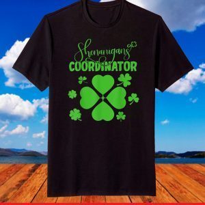 Shenanigans Coordinator Funny School Teacher St Patricks Day T-Shirt