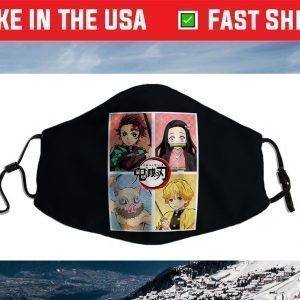 Slayer Demon Anime Art Face Mask