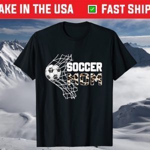 Soccer Mom Leopard Mother's Day 2021 T-Shirt