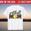 Softball Mom Leopard Funny Baseball Mom Mother's Day 2021 T-Shirt