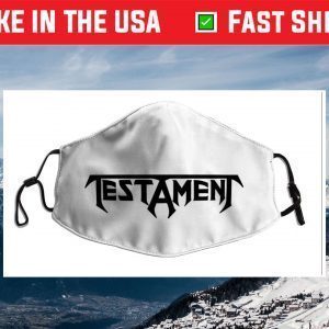 TESTAMENT OFFICIAL FACE MASK