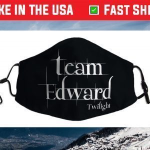 Team Edward Twilight Shirt, Twilight Saga Face Mask