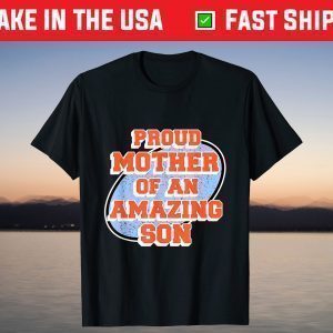 This Mom Loves her Son for Moms - Mother's Day T-Shirt