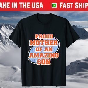 This Mom Loves her Son for Moms - Mother's Day T-Shirt