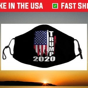 Trump 2020 American Flag Face Mask