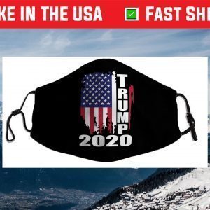 Trump 2020 American Flag Face Mask