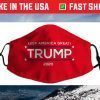 Trump 2020 Keep America Great Face Mask