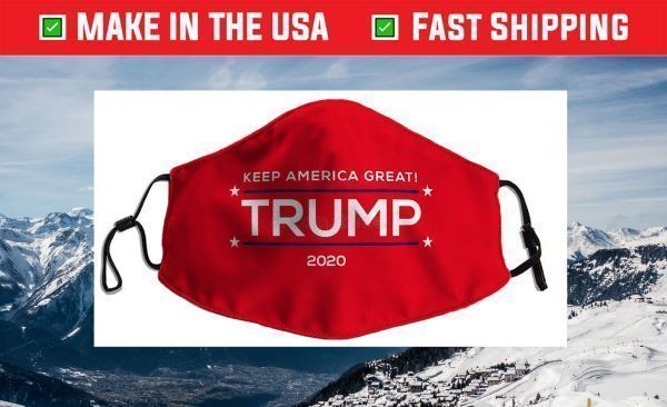 Trump 2020 Keep America Great Face Mask