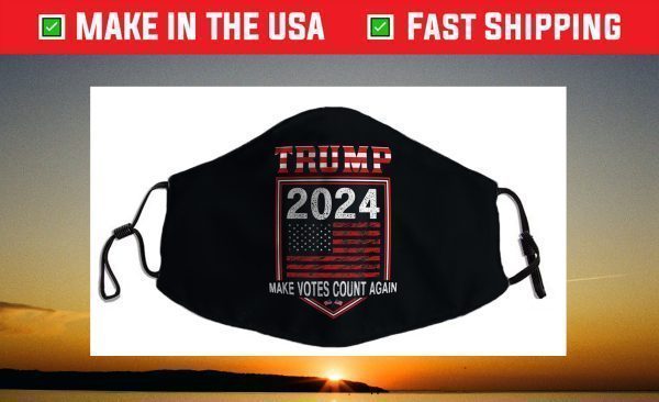 Trump 2024 Make Votes Count Again Face Mask