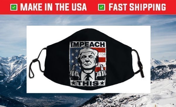 Trump Impeach This USA Vintage Face Mask