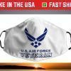 US Air Force Veteran Face Mask