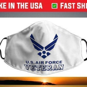 US Air Force Veteran Face Mask