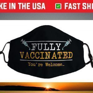 Vaccinated Vaccine Vaccination Fun Pro Vaccination Face Mask