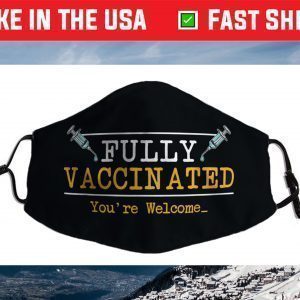Vaccinated Vaccine Vaccination Fun Pro Vaccination Face Mask
