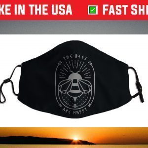 Valheim The Bees Are Happy Face Mask