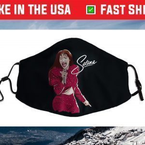 Vintage Selenas 80s Quintanilla Funny Music Retro Face Mask