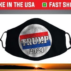 Vintage Trump 2024 Election Second Term Face Mask