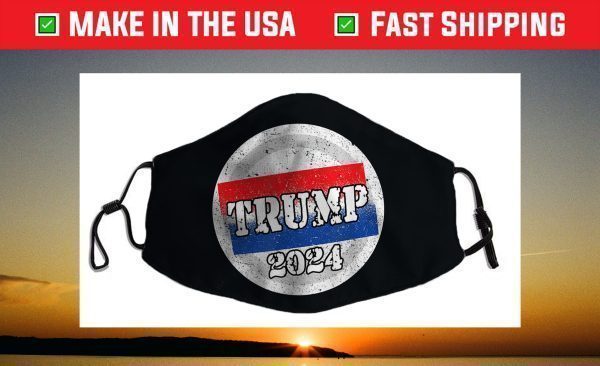 Vintage Trump 2024 Election Second Term Face Mask