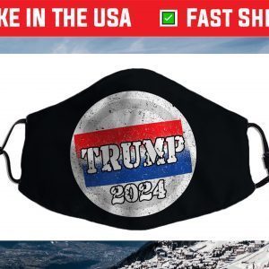 Vintage Trump 2024 Election Second Term Face Mask