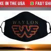 Waylon Jennings - Official Merchandise - Flying W Logo Face Mask