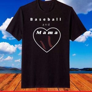 baseball 2021 mama love T-Shirt