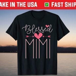 Blessed Mimi Mothers Day Gift Grandparents Day Womens Mimi T-Shirt