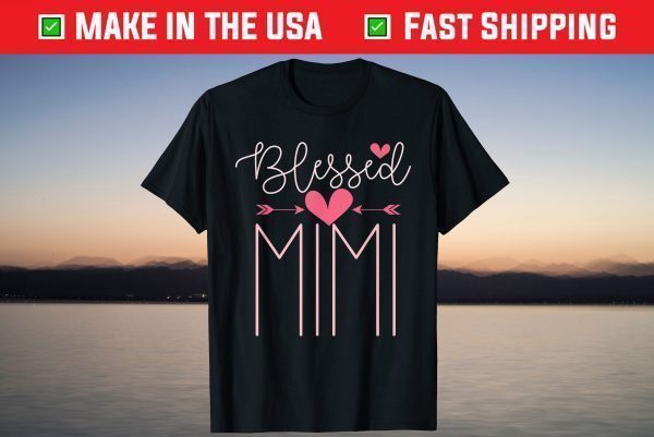 Blessed Mimi Mothers Day Gift Grandparents Day Womens Mimi T-Shirt