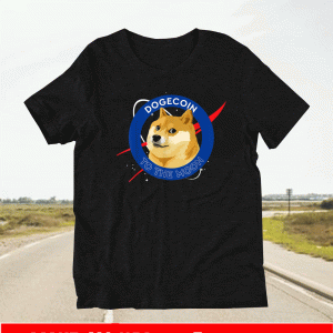 Dogecoin To The Moon Crypto Meme T-Shirt