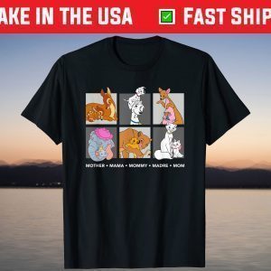 Disney Characters Neutral Mother's Day T-Shirt