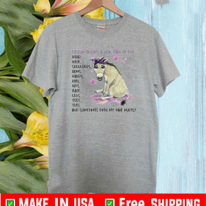 Donkey fibromyalgia’s a real pain in the head neck Shirt