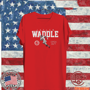 ALABAMA FOOTBALL JAYLEN WADDLE OPEN 24/7 SHIRT