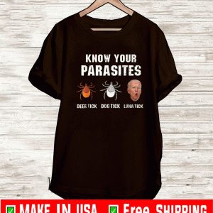 Know Your Parasites Deer Dog Luna Tick Shirt