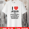 LIL NAS X X PIZZASLIME I LOVE JESUS AND MONTERO WHITE T-SHIRT