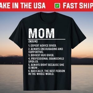 Mom Definition - Cute And Funny Mother's Day 2021 T-Shirt