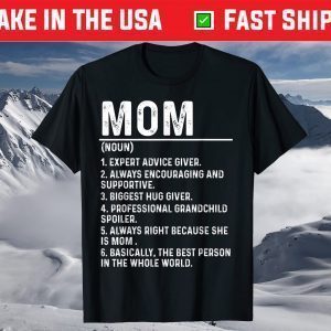 Mom Definition - Cute And Funny Mother's Day 2021 T-Shirt