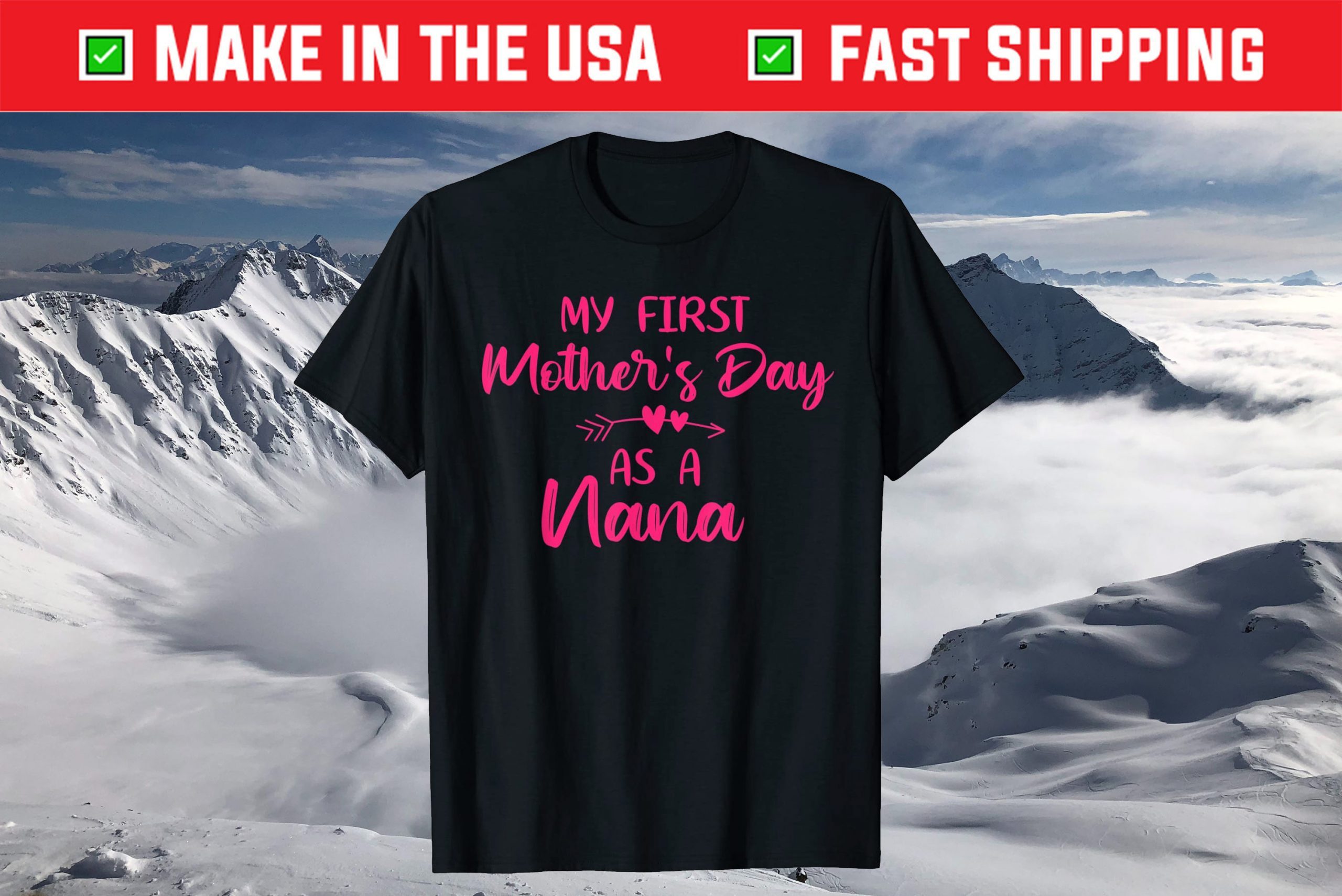My First Mother’s Day 2021 Nonna As A Nana Funny Grandmother T-Shirt My First Mother's Day 2021 Nonna As A Nana Funny Grandmother T-Shirt