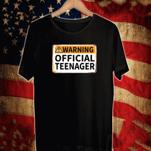 Official Teenager 13th Birthday Warning T-Shirt