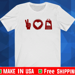 Peace, Love, Cowbell Mississippi Game Day Shirt