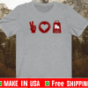 Peace, Love, Cowbell Mississippi Game Day Shirt
