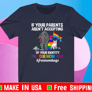 If Your Parent Aren't Accepting Of Your Identiny I'm Your Mom Now #Freemomhugs Shirt