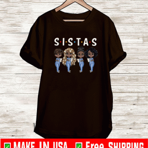 S-I-S-T-A-S Chibi Character Shirt