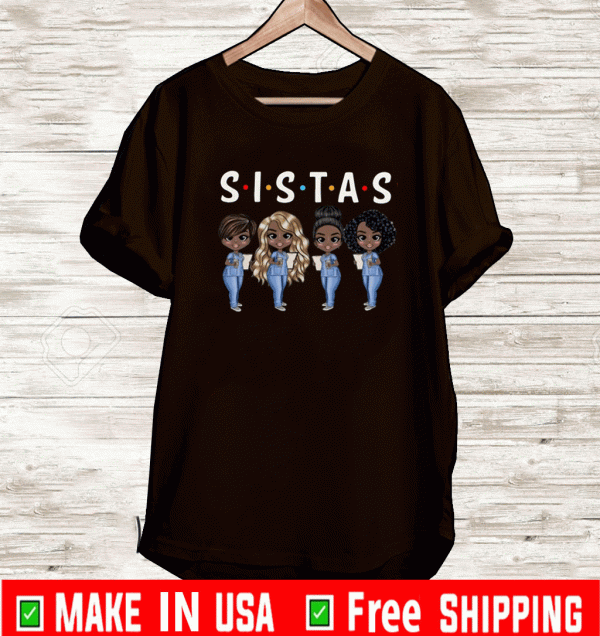 S-I-S-T-A-S Chibi Character Shirt