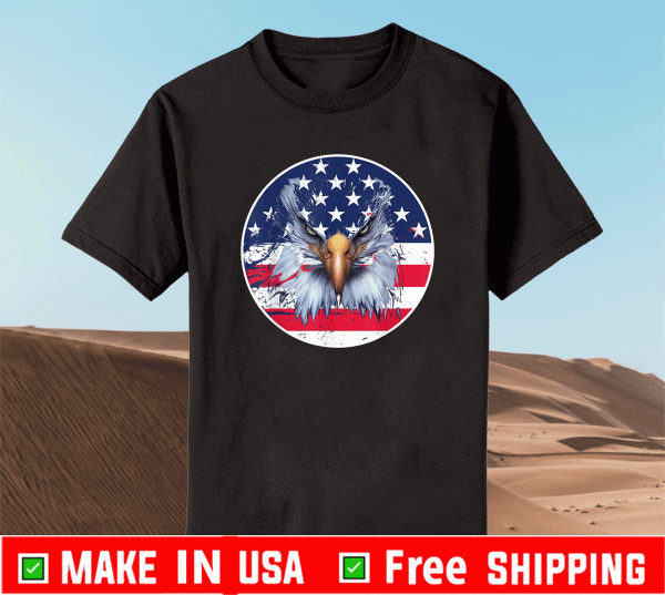 USA American Flag Patriotic Eagle 4th of July T-Shirt