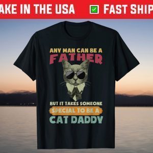 Vintage Father's day 2021 Cat Daddy T-Shirt