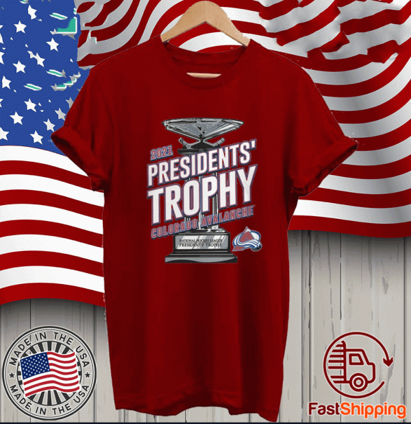 2021 Presidents’ Trophy Colorado Avalanche Shirt