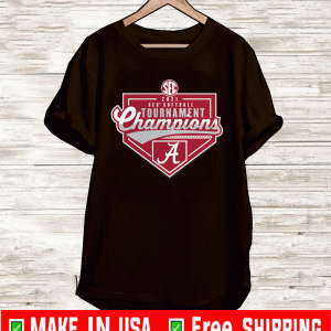 Alabama Crimson Tide 2021 SEC Softball Conference Tournament Champions T-Shirt