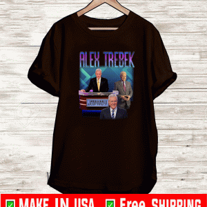 JEOPARDY Tv Show - ALEX TREBEK Hómagé T-shirt