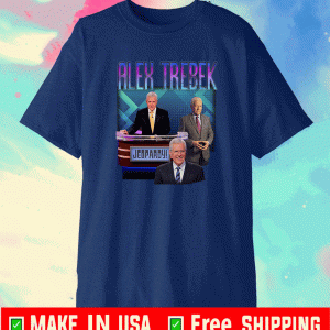 JEOPARDY Tv Show - ALEX TREBEK Hómagé T-shirt