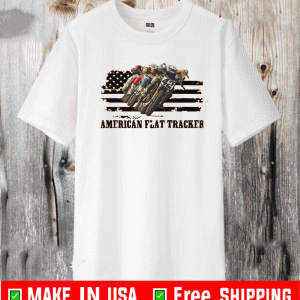 American Flat Tracker Motobike T-Shirt