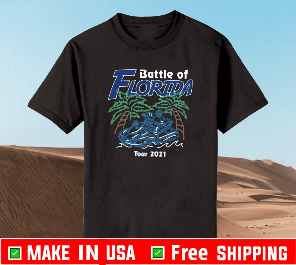 BATTLE OF FLORIDA TOUR 2021 T-SHIRT